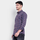 Checks Casual Shirt, Navy Blue, small image number null