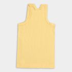 Boys' 100% Cotton Vest (Pack of 2), पीला, small image number null