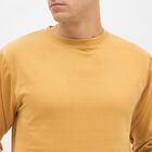 Men's Mustard Crew Neck Casual Sweatshirt, मस्टर्ड, small image number null