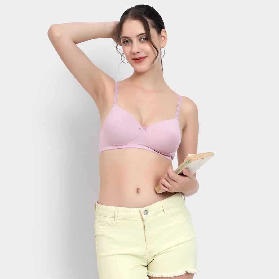 Ladies' Bra , हल्का गुलाबी, large image number null