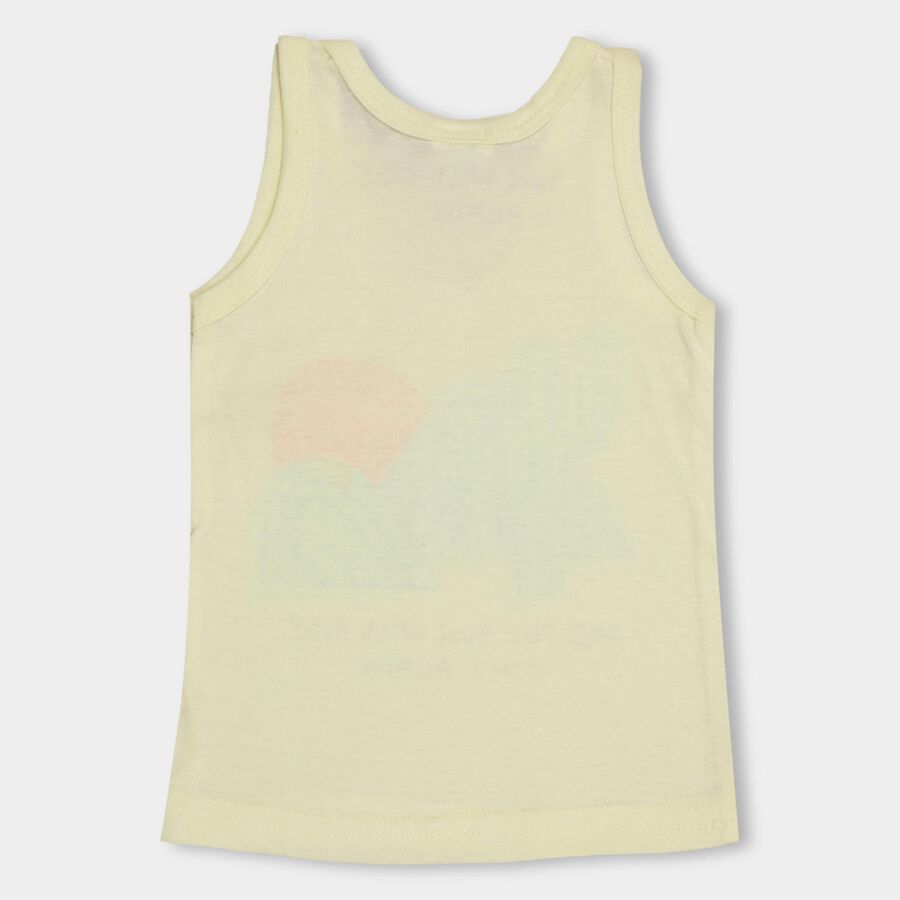Infants' 100% Cotton Vest, पीला, large image number null