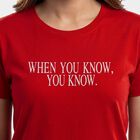 Women's Pink Round Neck Graphic Printed T-Shirt, Fuchsia, small