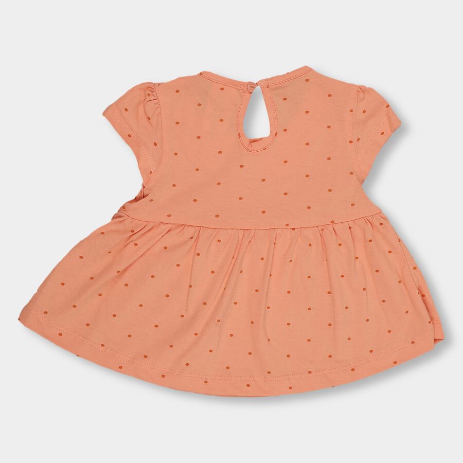 Infants' 100% Cotton T-Shirt , Peach, large image number null