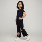 Girls' Pyjama, नेवी ब्लू, small image number null