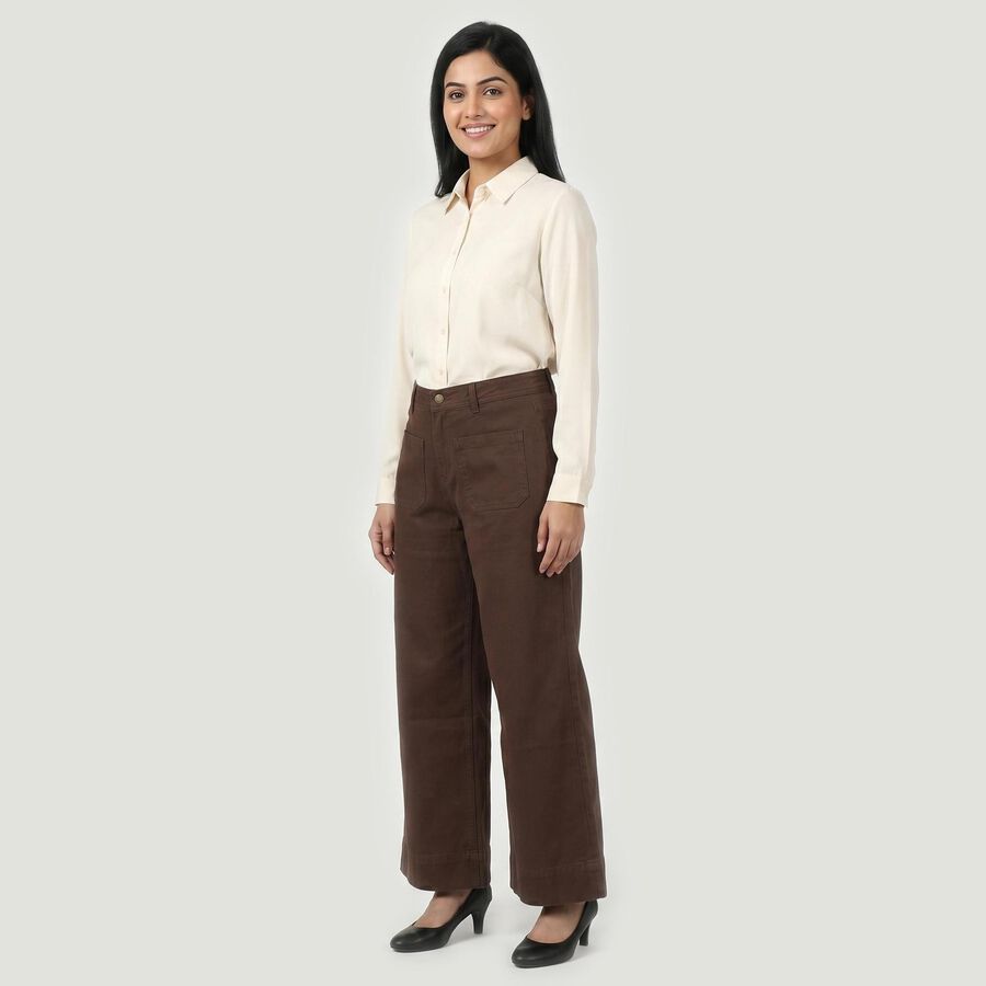 Ladies' Trouser, Brown, large