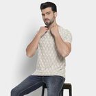 Men's Round Neck Half Sleeves T-Shirt , गहरा पीला, small image number null