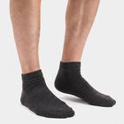 Men's Ankle Length Pack of 3 Socks ( Grey, Black, White ), Teal Blue, small