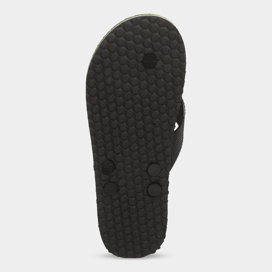 Mens Slippers, Green, large image number null