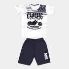 Boys Cotton Baba Suit, White, small image number null