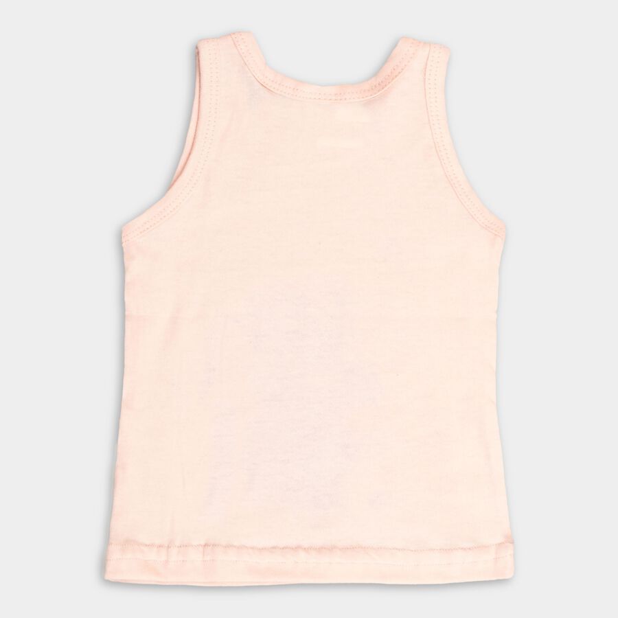 Infants' 100% Cotton Vest , Peach, large