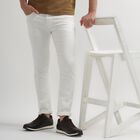 Men's Skinny Jeans, सफ़ेद, small image number null