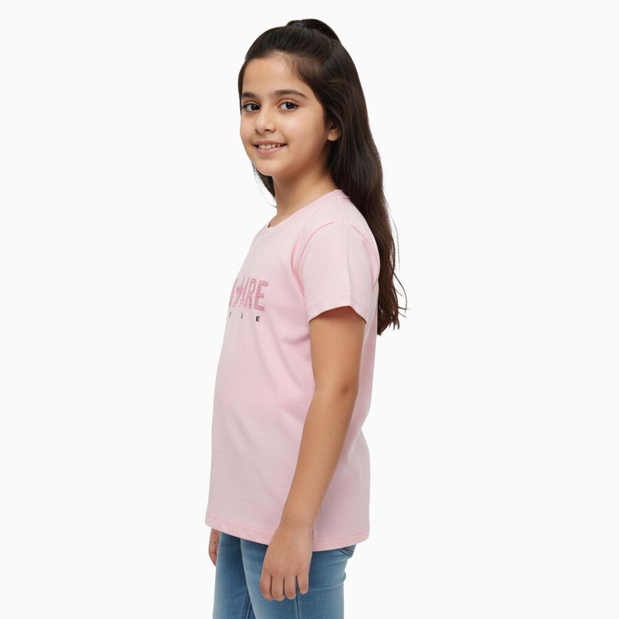 Girls' T-Shirt, Light Pink, large image number null