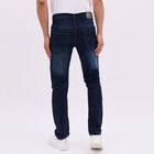 Men's Deep Indigo Straight Fit Classic Jeans, Dark Blue, small image number null