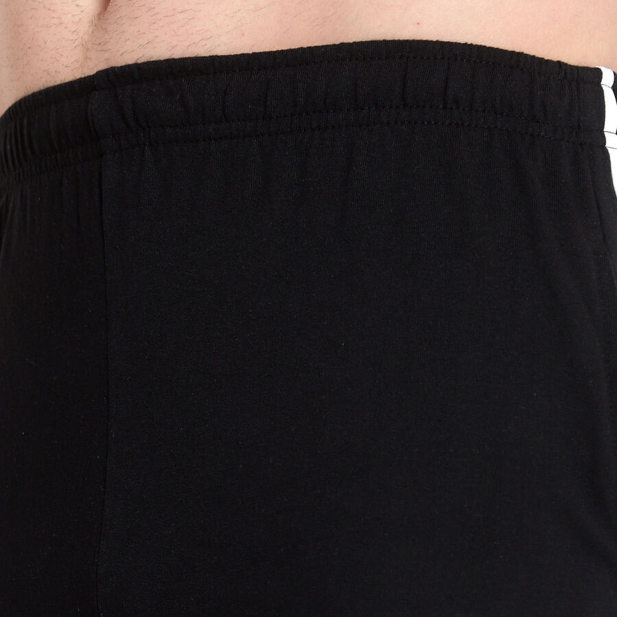Solid Track Pants, Black, large image number null
