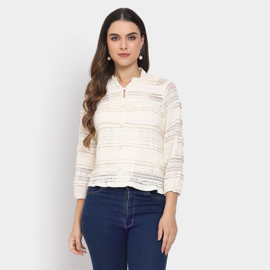 Ladies' Shirt , सफ़ेद, large image number null