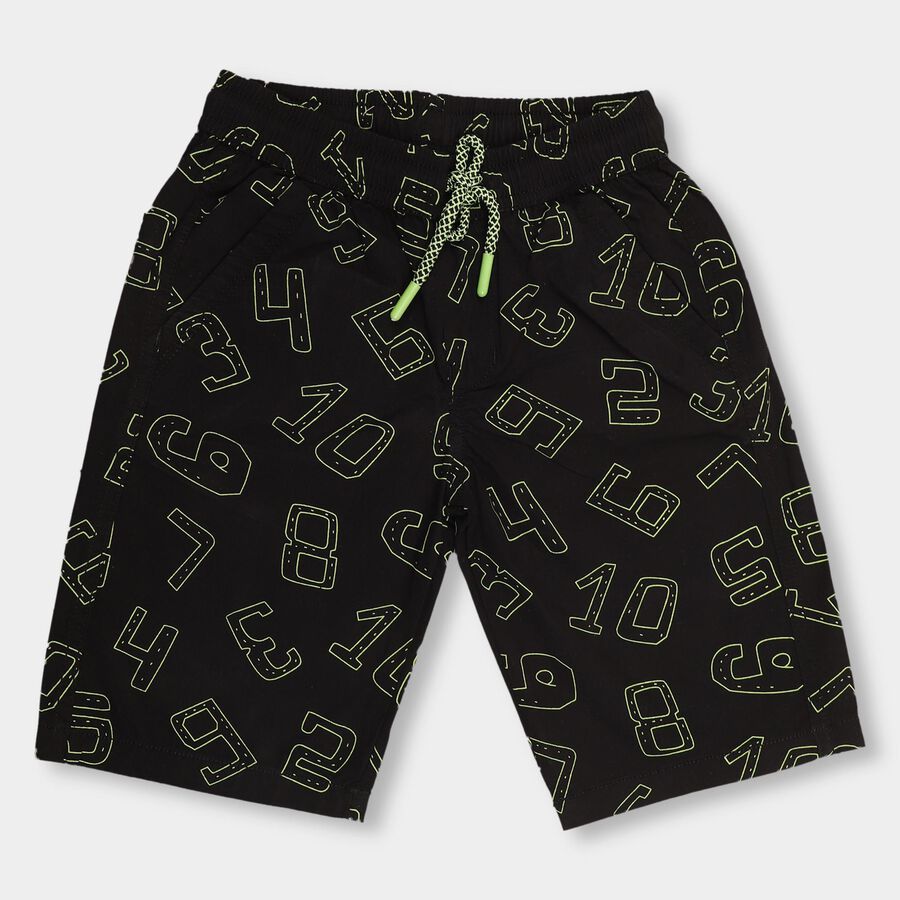 Boys' 100% Cotton Jamaicans , काला, large