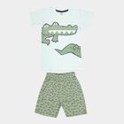 Boys Cotton Baba Suit, Light Green, small image number null