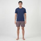 Men's Black Regular Fit Solid Boxers, काला, small