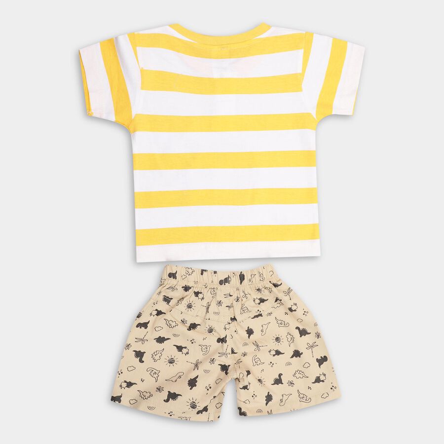 Infants' 100% Cotton Baba Suit , पीला, large image number null
