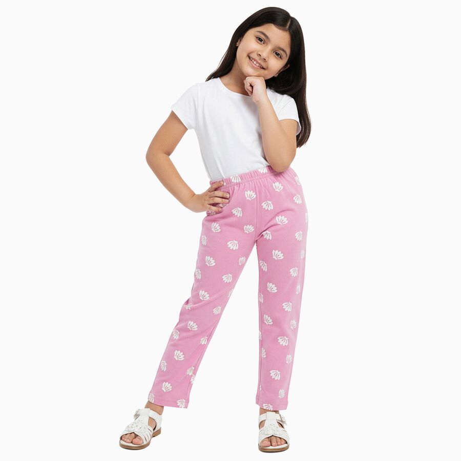 Girls' Pyjama, लाइलेक, large image number null