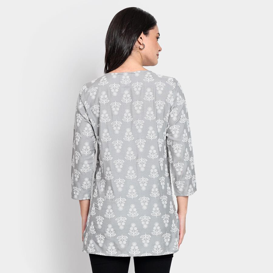 Ladies' Kurti , हल्का ग्रे, large image number null