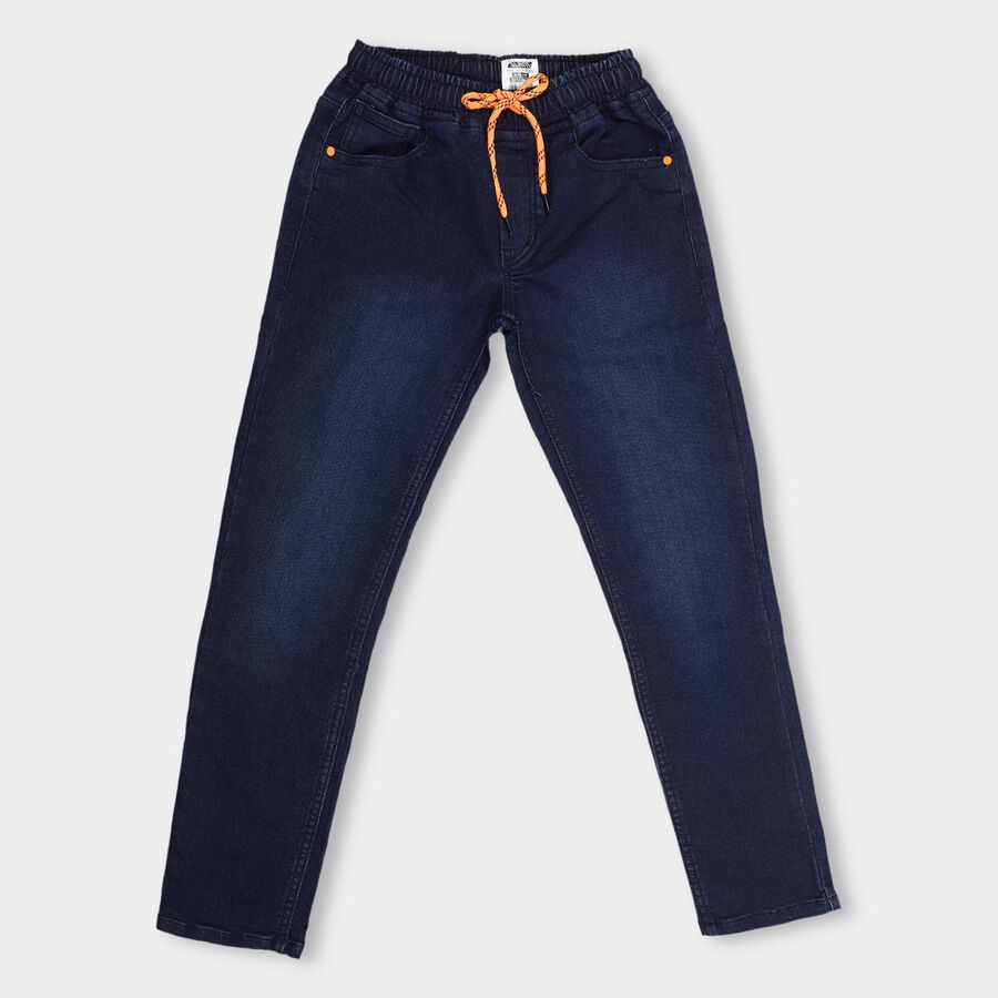 Boys' Jeans , गहरा नीला, large image number null
