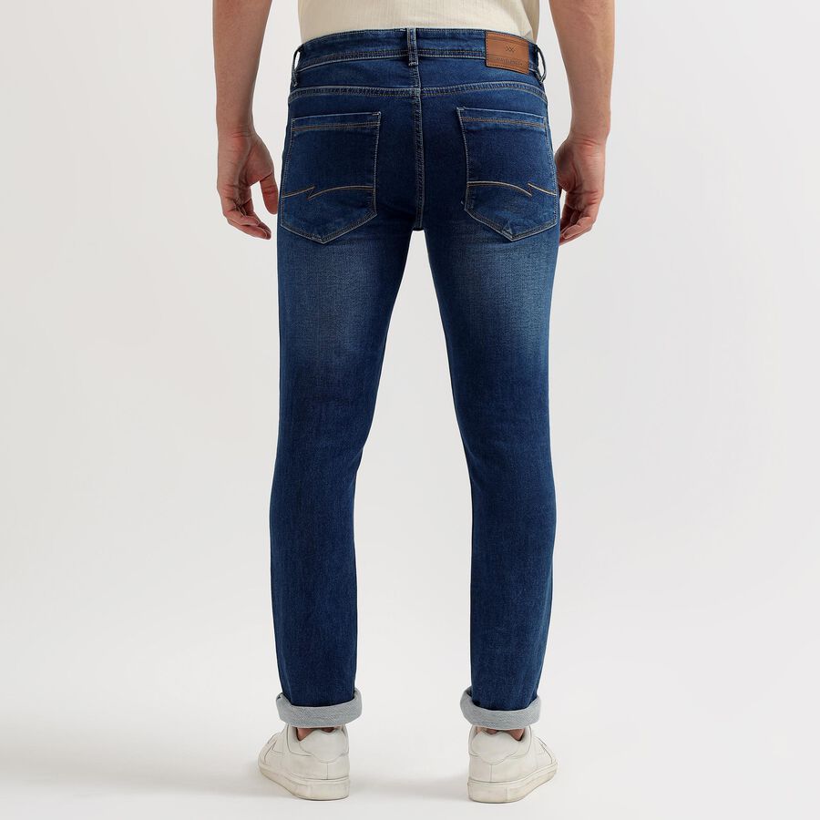 Men's Slim Fit Jeans, Dark Blue, large image number null