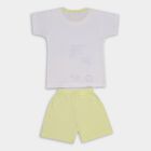 Infant Boys' 100% Cotton Baba Suit , Yellow, small
