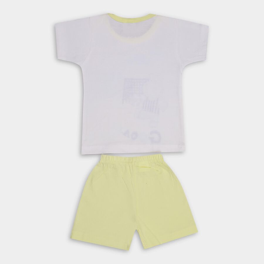Infant Boys' 100% Cotton Baba Suit , Yellow, large