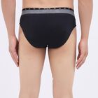 Men's 100% Cotton V-Cut Briefs, Black, small image number null