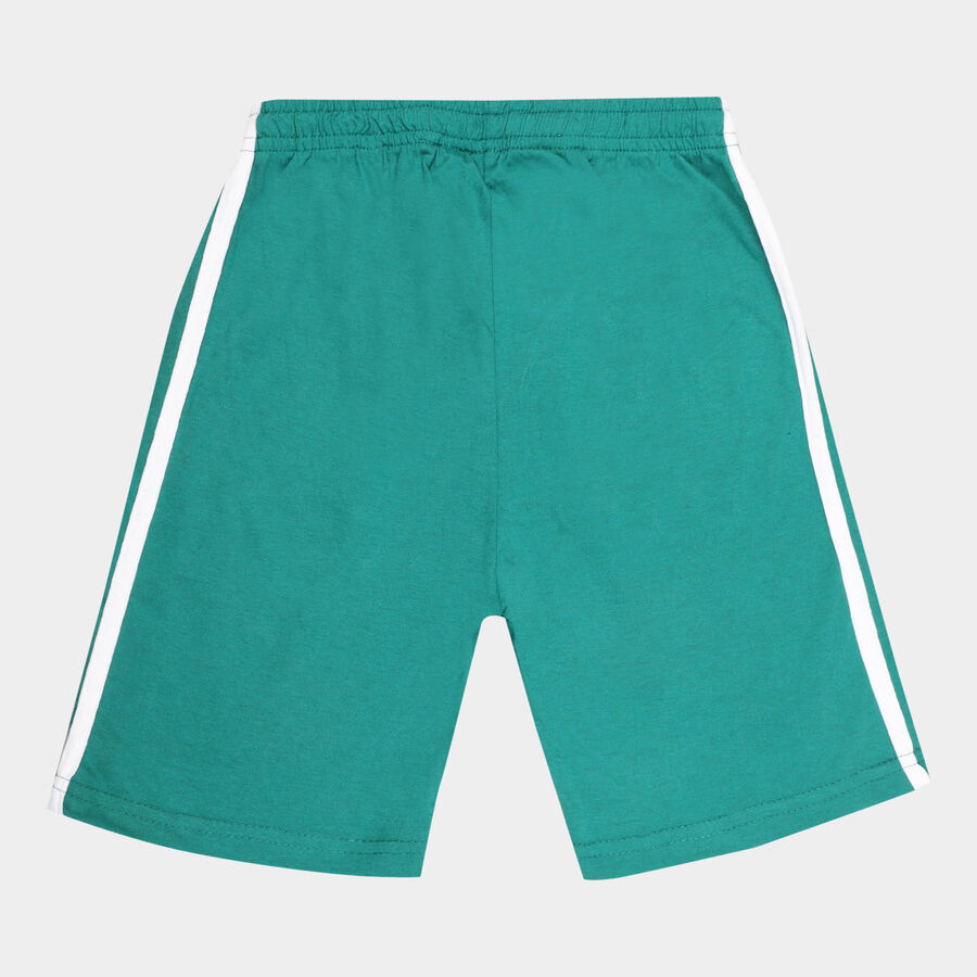 Boys Stripes Bermuda, Dark Green, large image number null