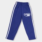 Boys' Royal Blue Dinosaur Printed Cotton Blend Pyjama, Royal Blue, small image number null