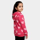 Girls' Sweatshirt, Fuchsia, small image number null