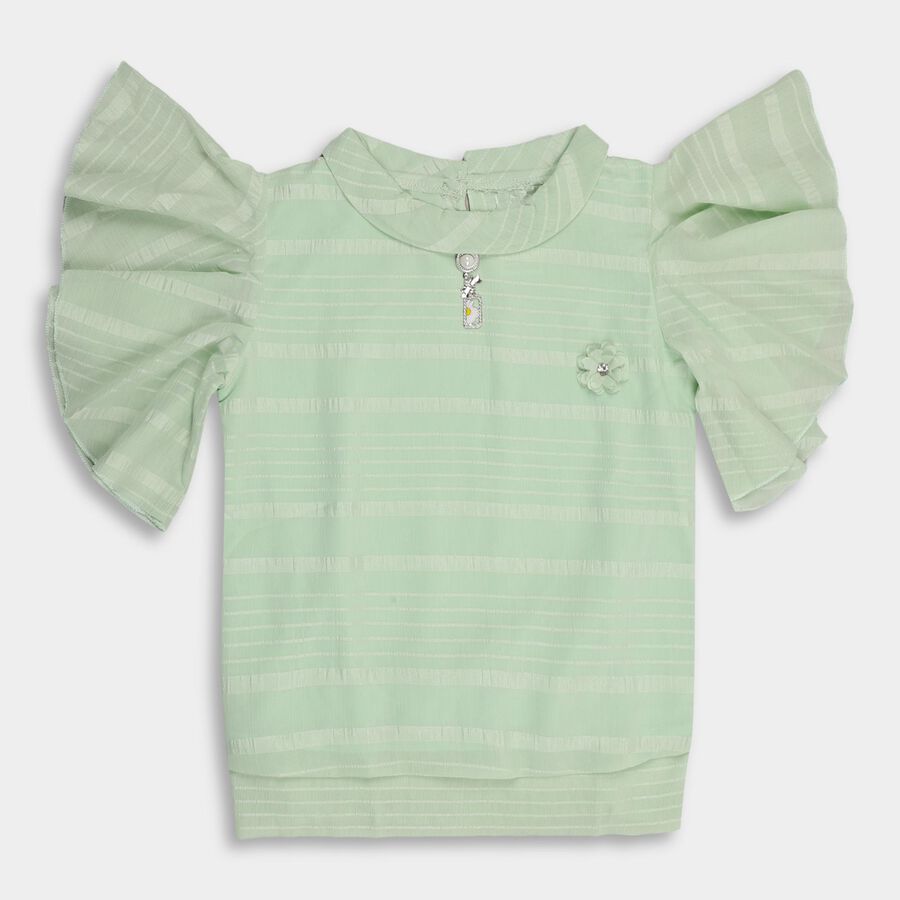 Girls' T-Shirt, Light Green, large image number null