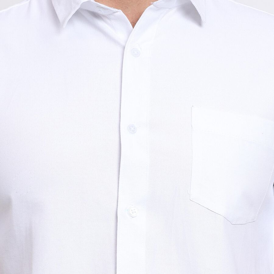 Men's Casual Shirt, सफ़ेद, large image number null