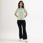 Women's Mint Green Round Neck T-Shirt, हल्का हरा, small image number null