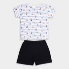 Infants' 100% Cotton Baba Suit , मध्यम नीला, small image number null