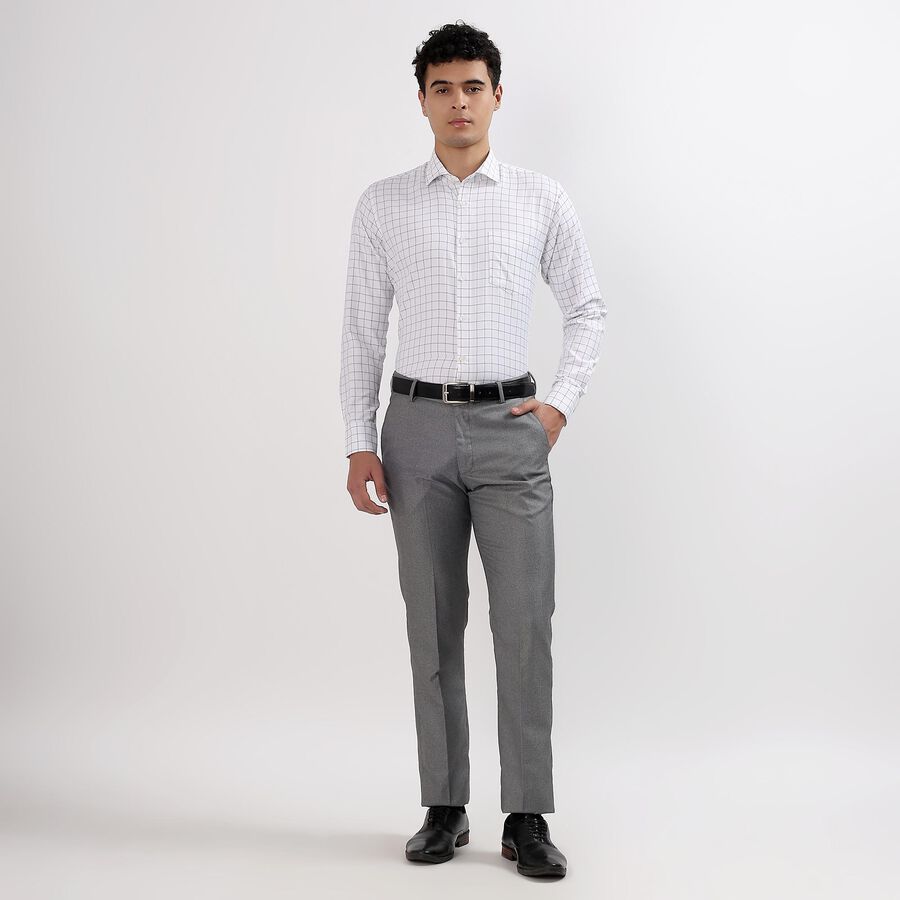 Men's Formal Shirt, Light Grey, large image number null