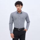 Men's Cut Away Collar Formal Shirt, Navy Blue, small image number null