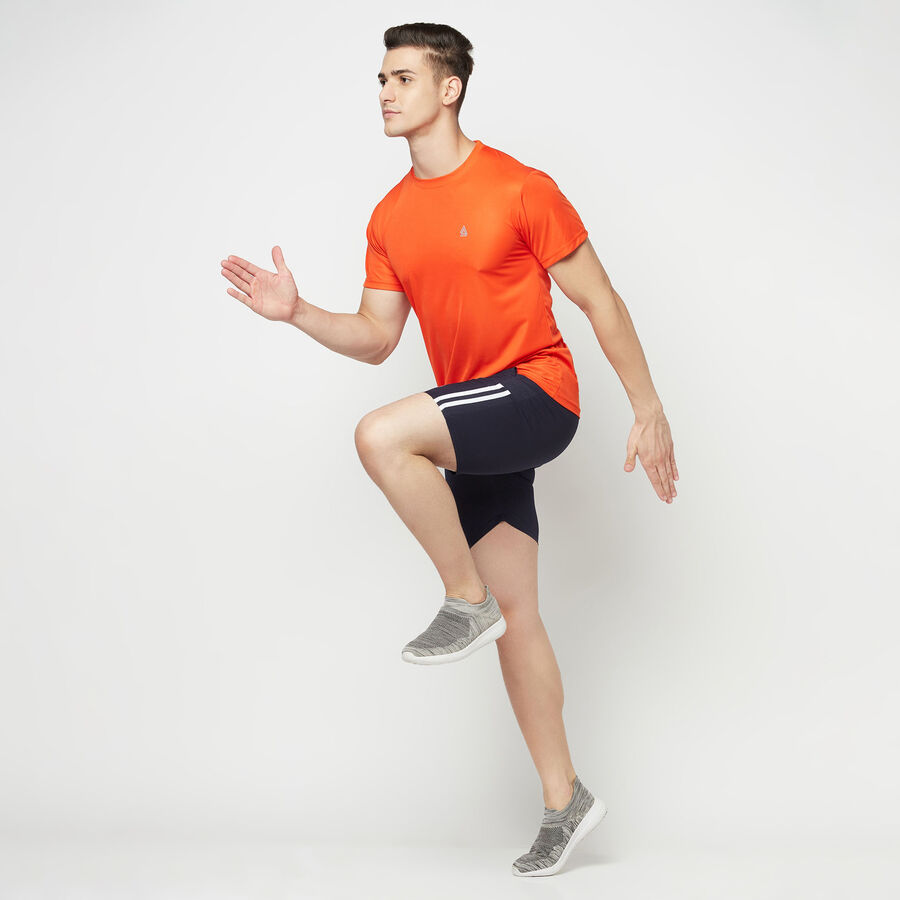 Cut & Sew Active Bermuda, Navy Blue, large image number null