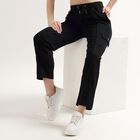 Ladies' Regular Track Pants, काला, small image number null