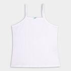 Girls' 100% Cotton Vest (Pack of 2), Off White, small image number null