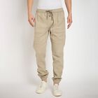 Men's Slim Fit Casual Trousers, हल्का ग्रे, small image number null