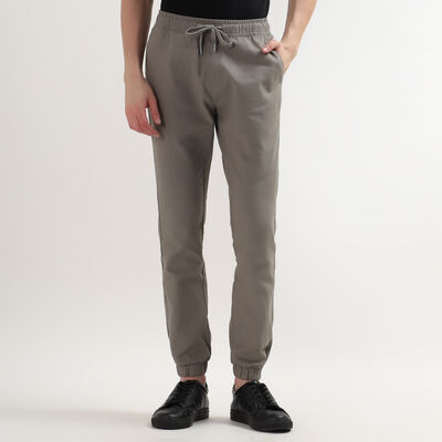 Men's 100% Cotton Slim Fit Casual Trousers