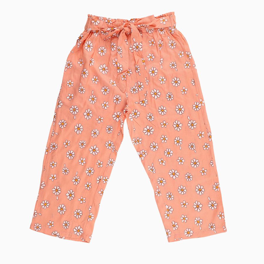 Girls' Capri, Peach, large image number null