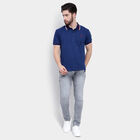 Solid Polo Shirt, Navy Blue, small image number null
