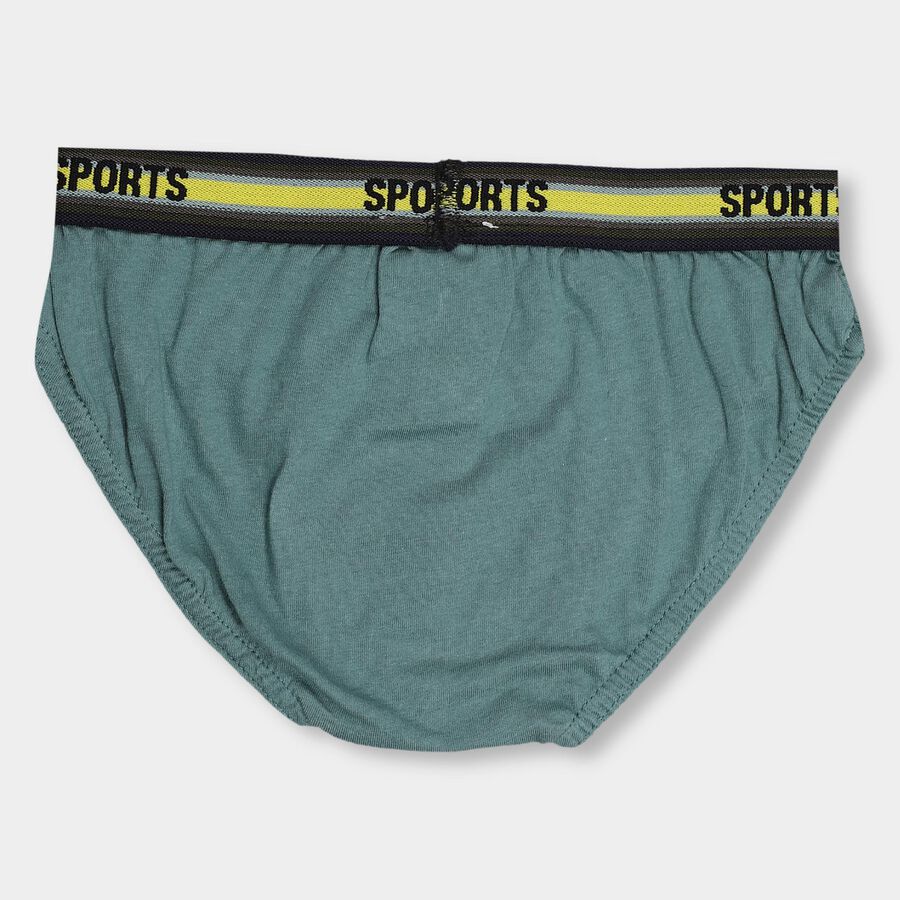 Boys' Deep Teal V-Cut Briefs, Light Green, large image number null