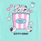 Girls Light Mint Green Cotton Round Neck Casual T-Shirt, हल्का हरा, small image number null