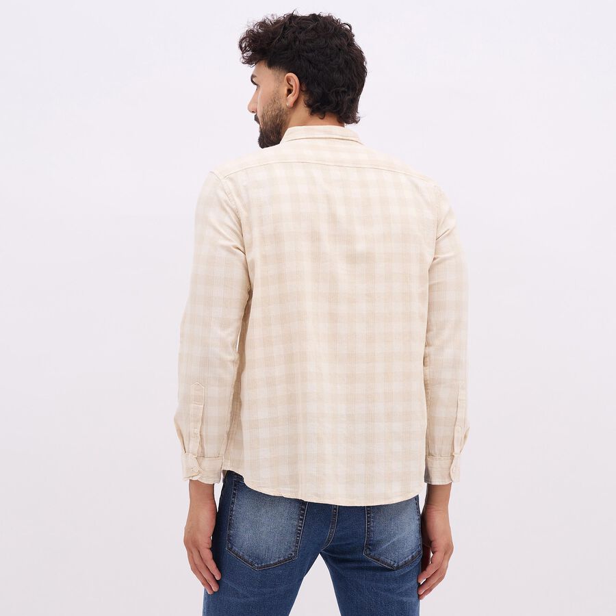 Men's 100% Cotton Casual Shirt, गहरा पीला, large image number null