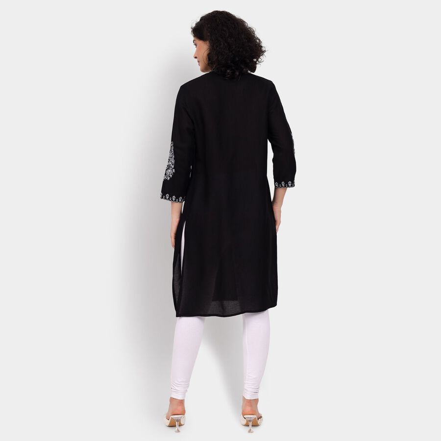 Ladies' Kurta, काला, large image number null